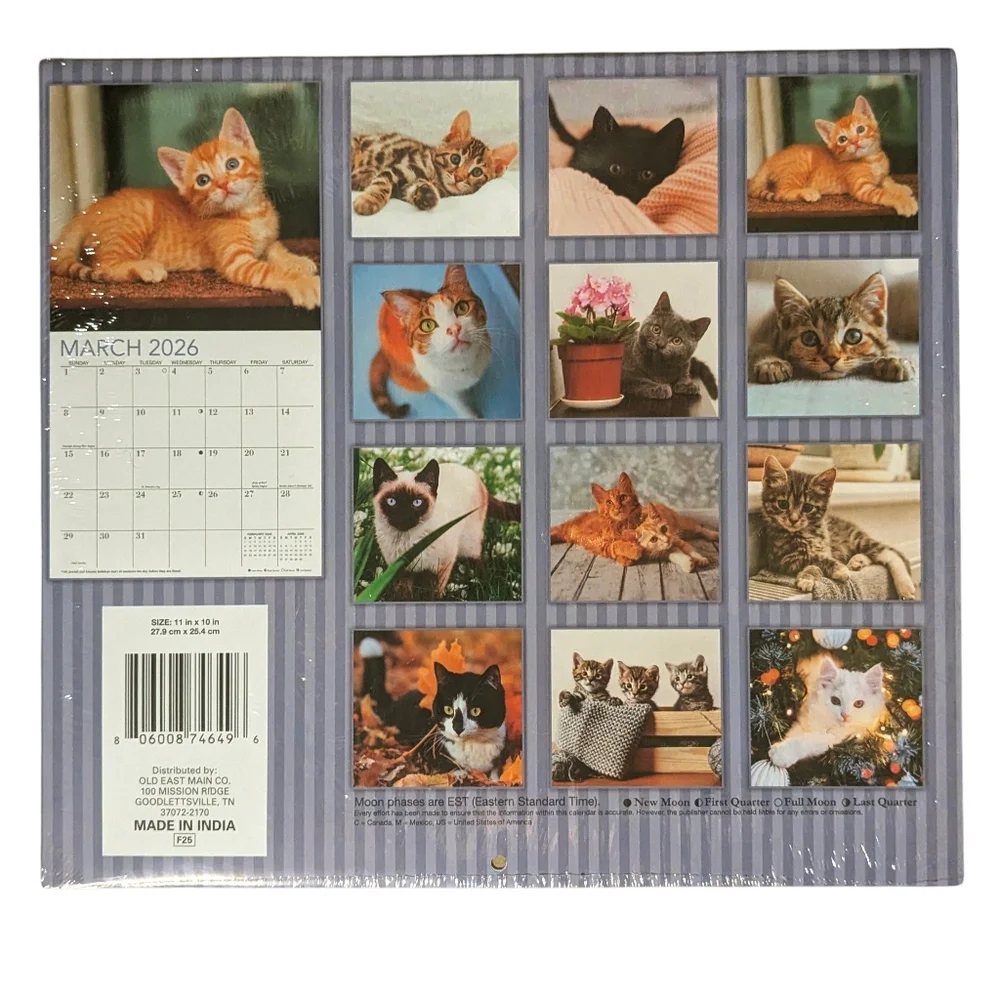2026 Calendar CATS 16 Month Wall 11